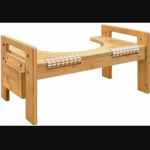 Adjustable Bamboo Squatty Potty Toilet Stool Portable Bathroom Step Stool